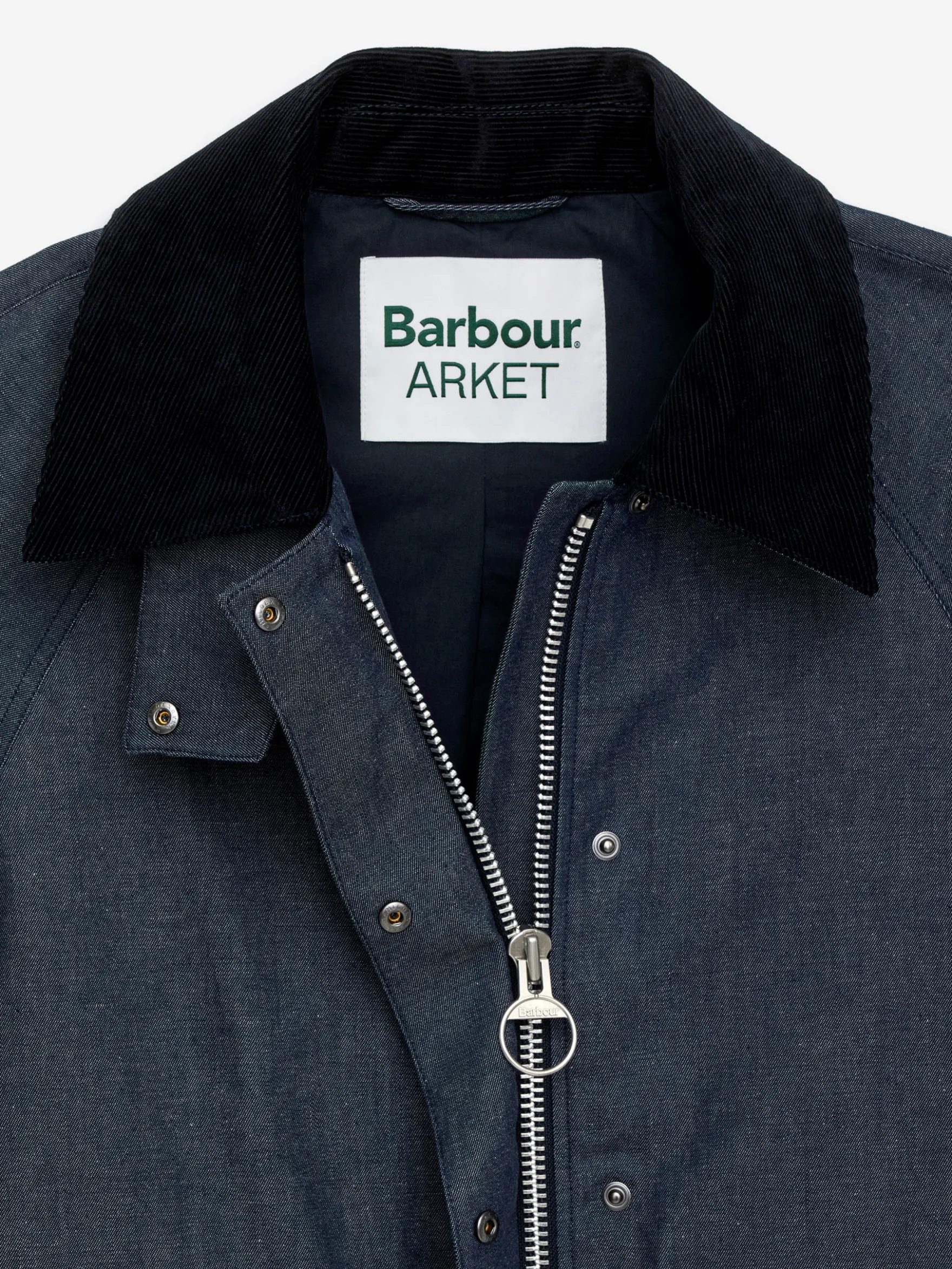 ARKET und Barbour gewachste Denimjacke