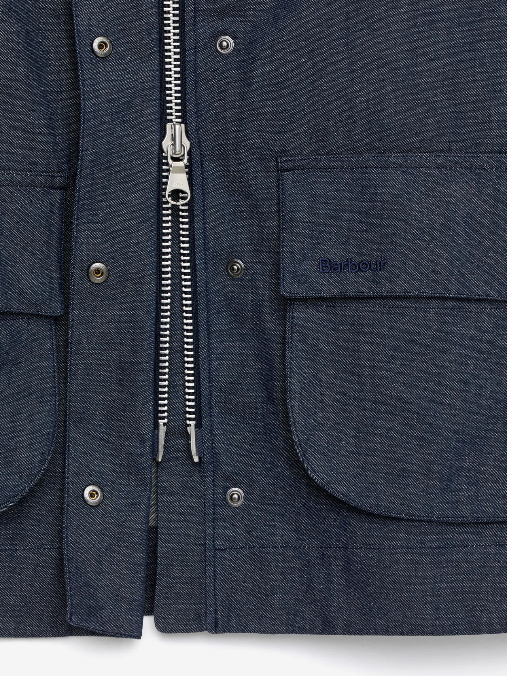 ARKET und Barbour gewachste Denimjacke