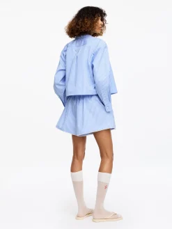 ARKET und Laila Gohar Shorts mit Spitzenborte