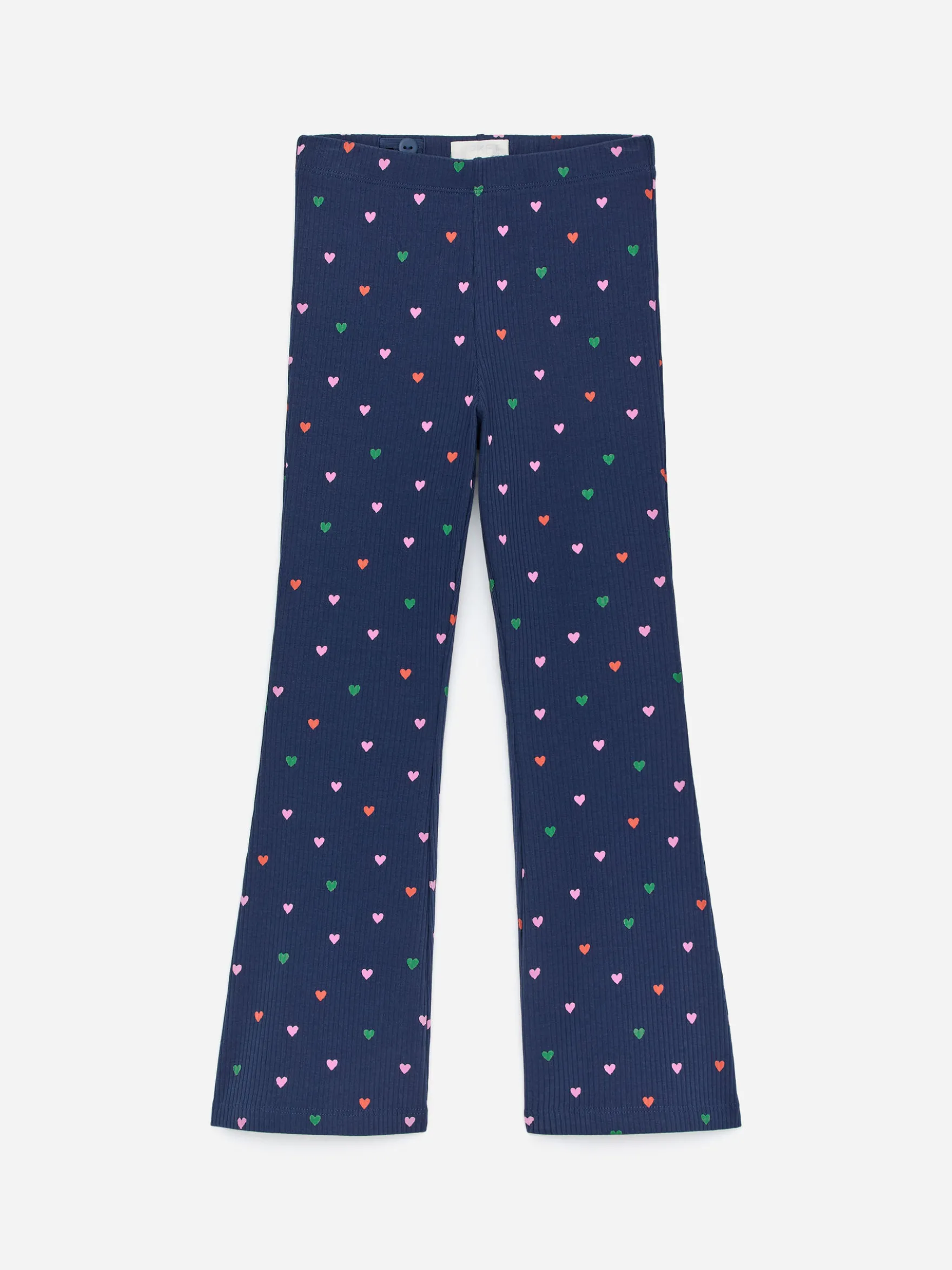 Ausgestellte gerippte Leggings