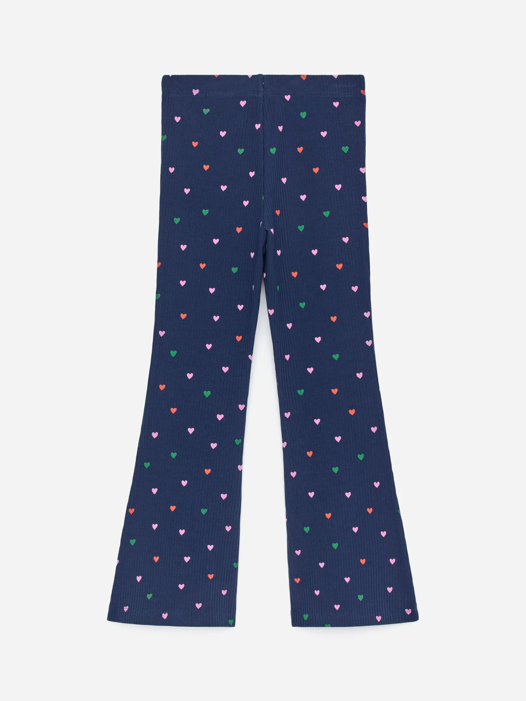 Ausgestellte gerippte Leggings