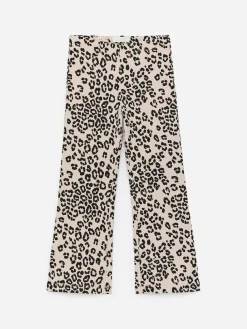 Ausgestellte gerippte Leggings