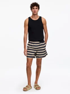 Badeshorts mit Allover-Print