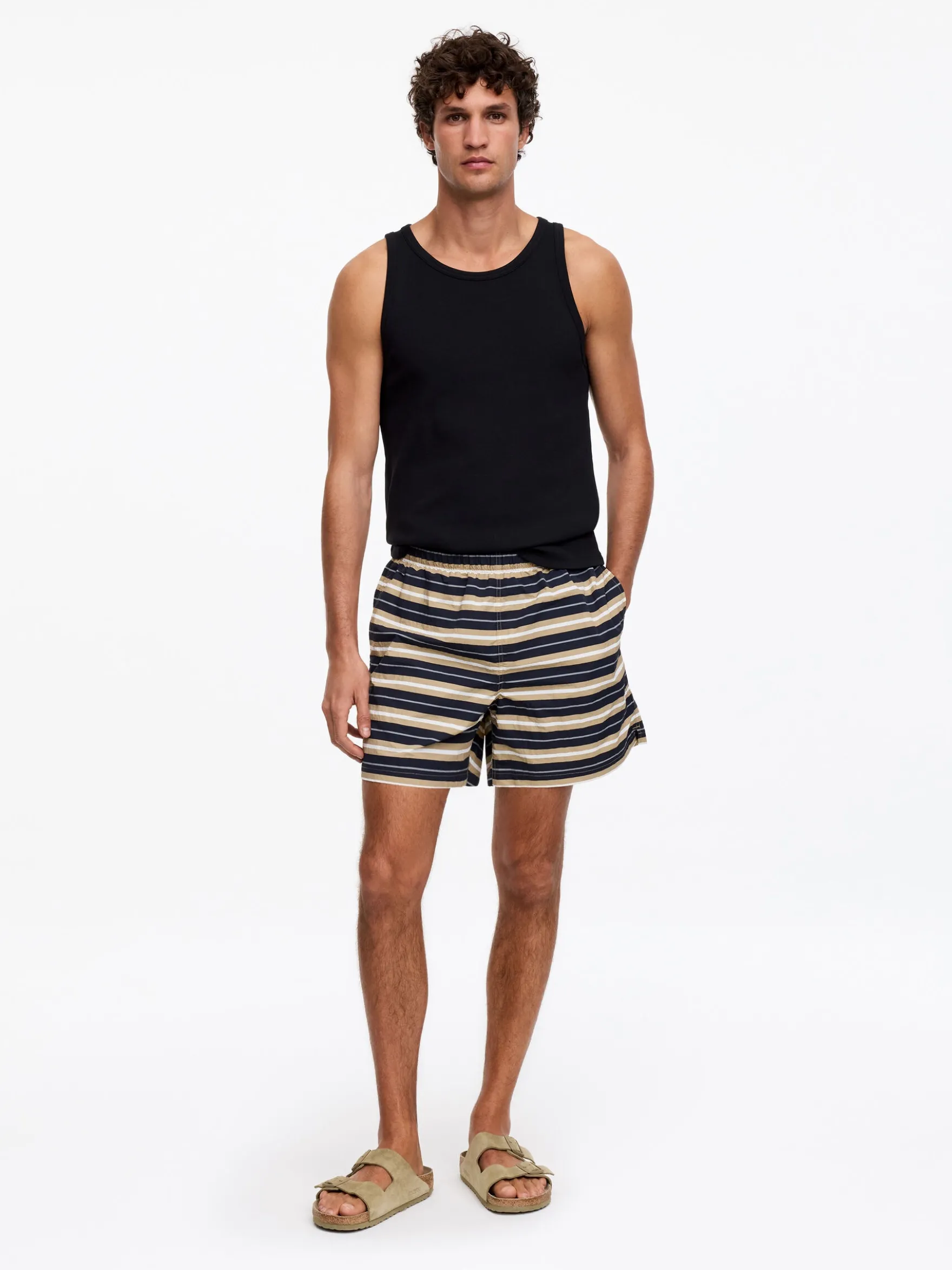 Badeshorts mit Allover-Print