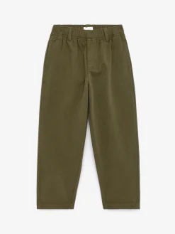 Baumwoll-Chino mit schmal zulaufendem Bein