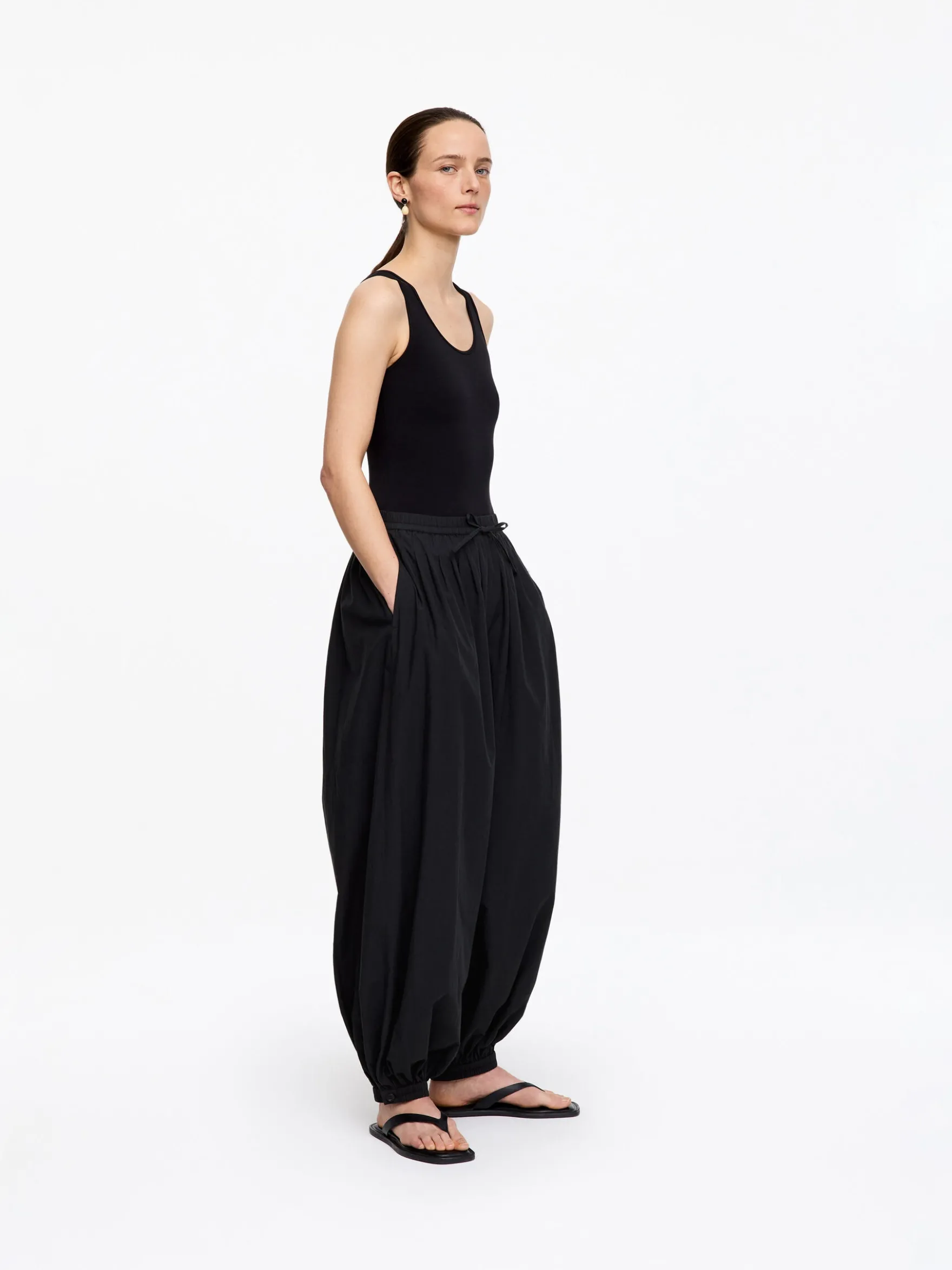 Baumwollhose mit Ballonschnitt
