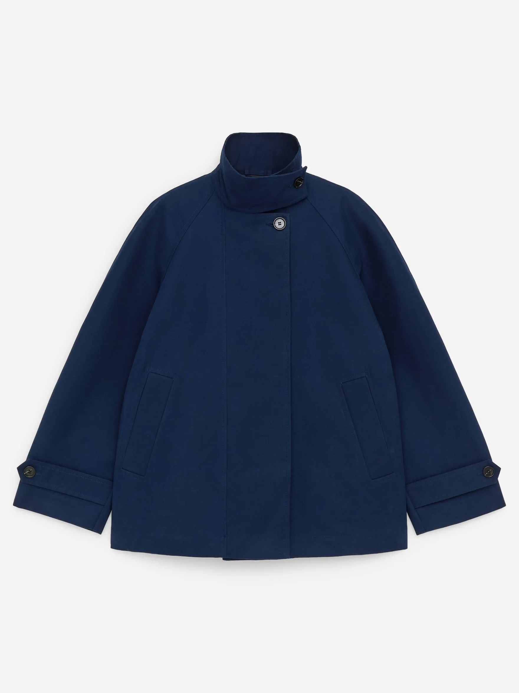 Baumwolljacke mit Stehkragen