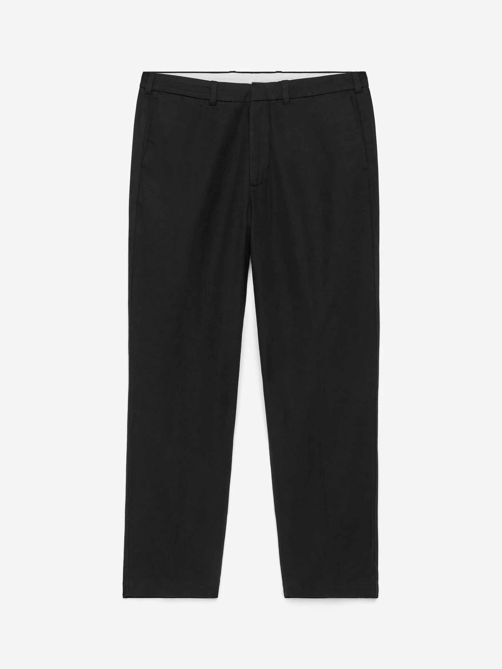 Baumwollleinen-Hose REGULAR CROPPED