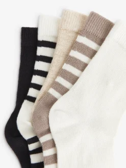 Baumwollsocken, 5er-Pack