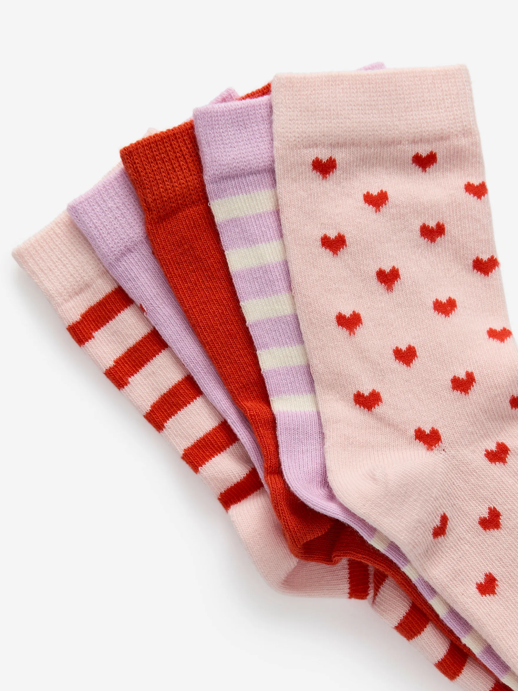 Baumwollsocken, 5er-Pack