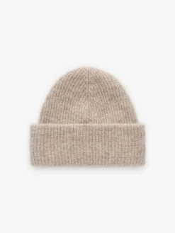 Beanie aus Alpakawolle und Wolle