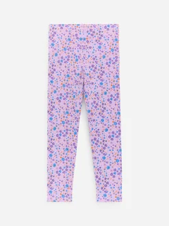 Bedruckte Jersey-Leggings