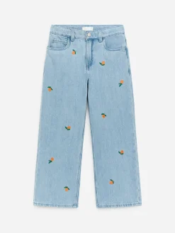 Bestickte Jeans