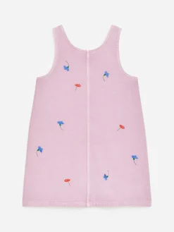 Besticktes Jeanskleid