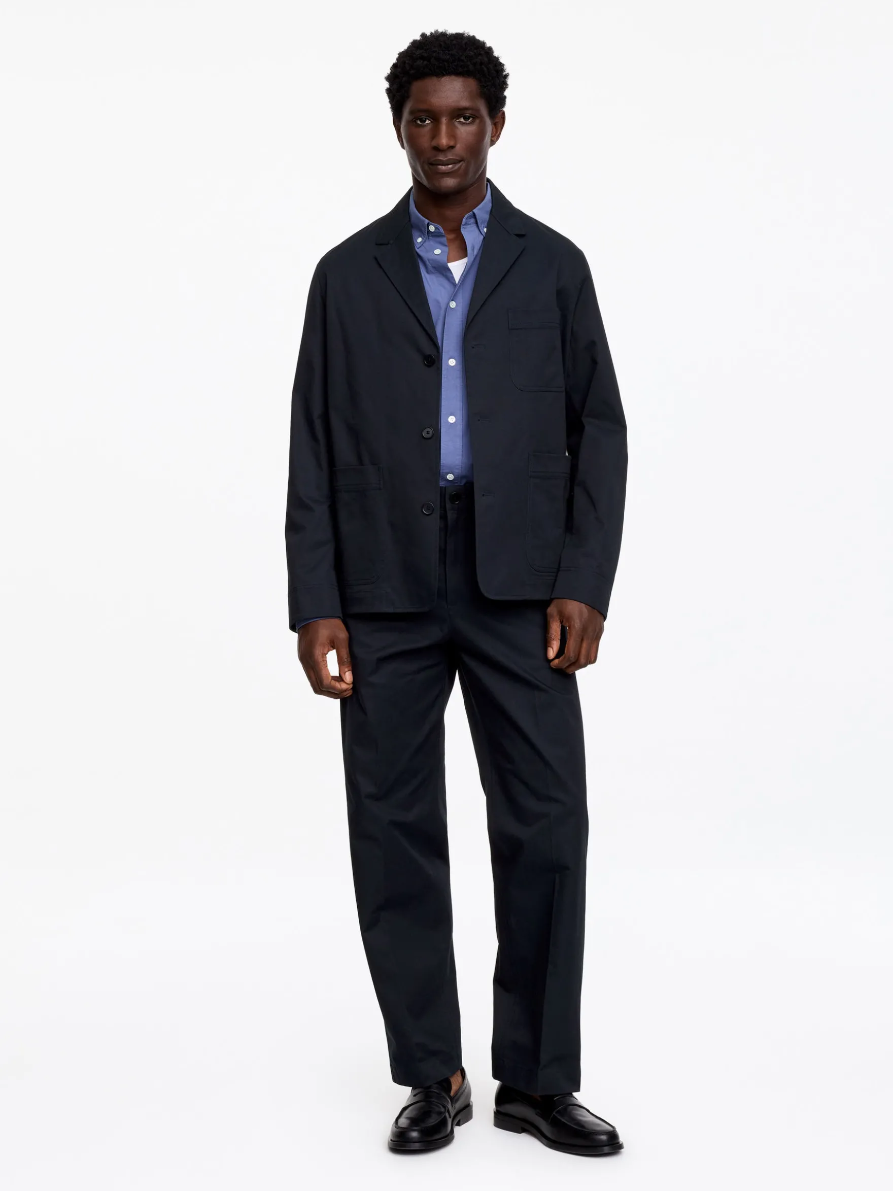 Blazer aus Baumwolltwill