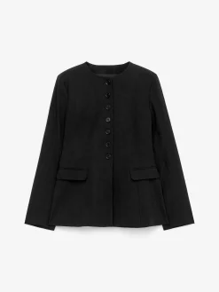 Blazer aus Leinenmischung