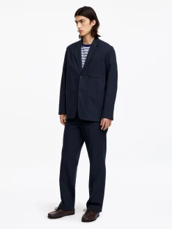 Blazer aus Leinenmischung