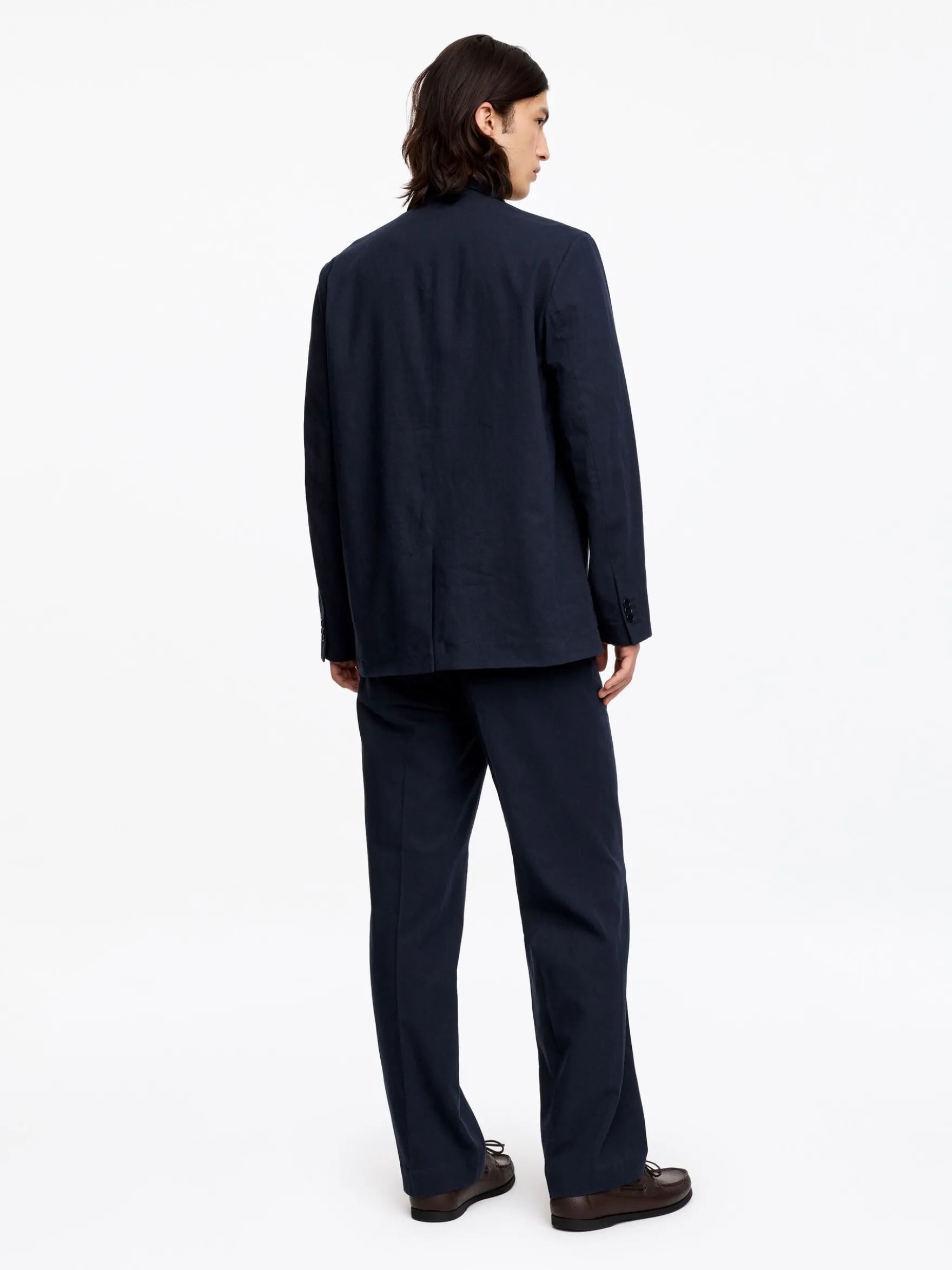 Blazer aus Leinenmischung