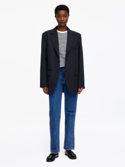 Blazer aus Wollmischung