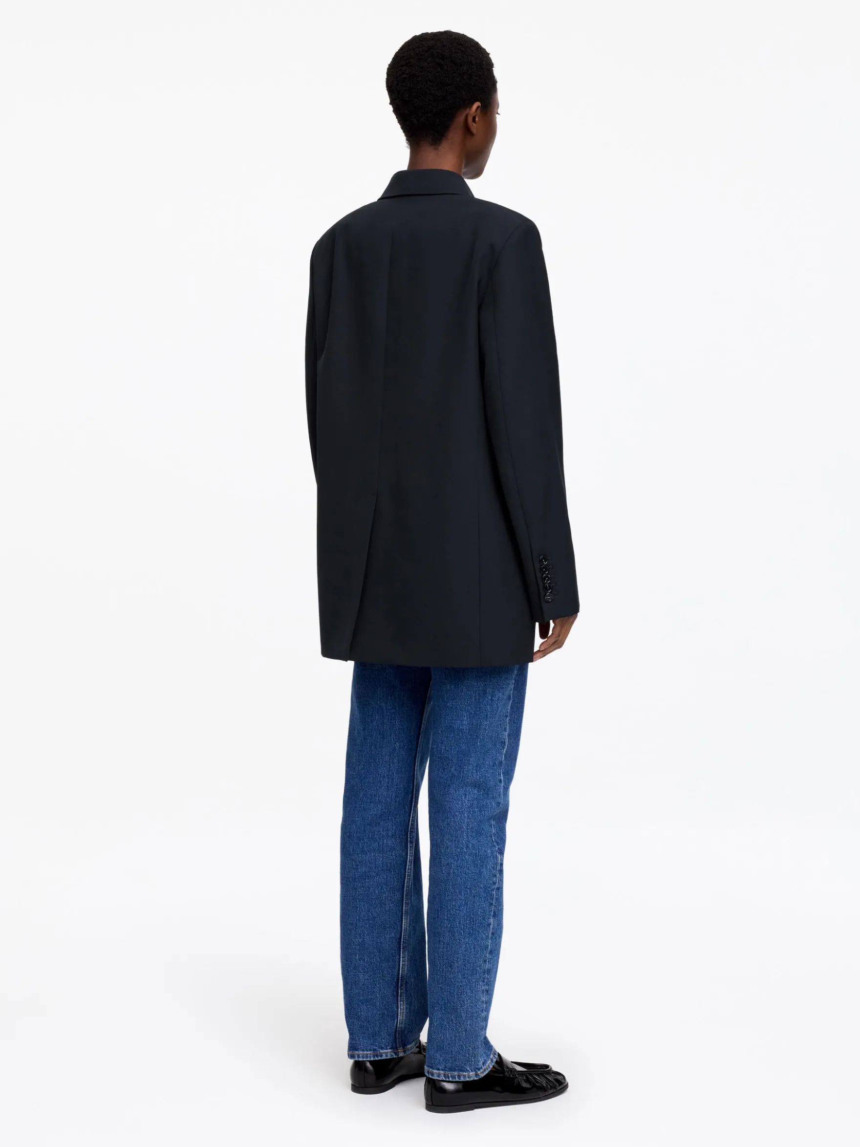 Blazer aus Wollmischung