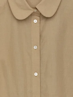 Bluse mit Bubikragen