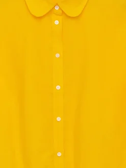 Bluse mit Bubikragen