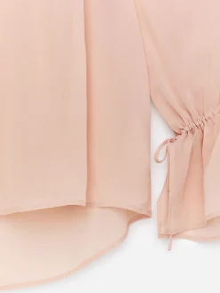 Bluse mit Rüschenkragen