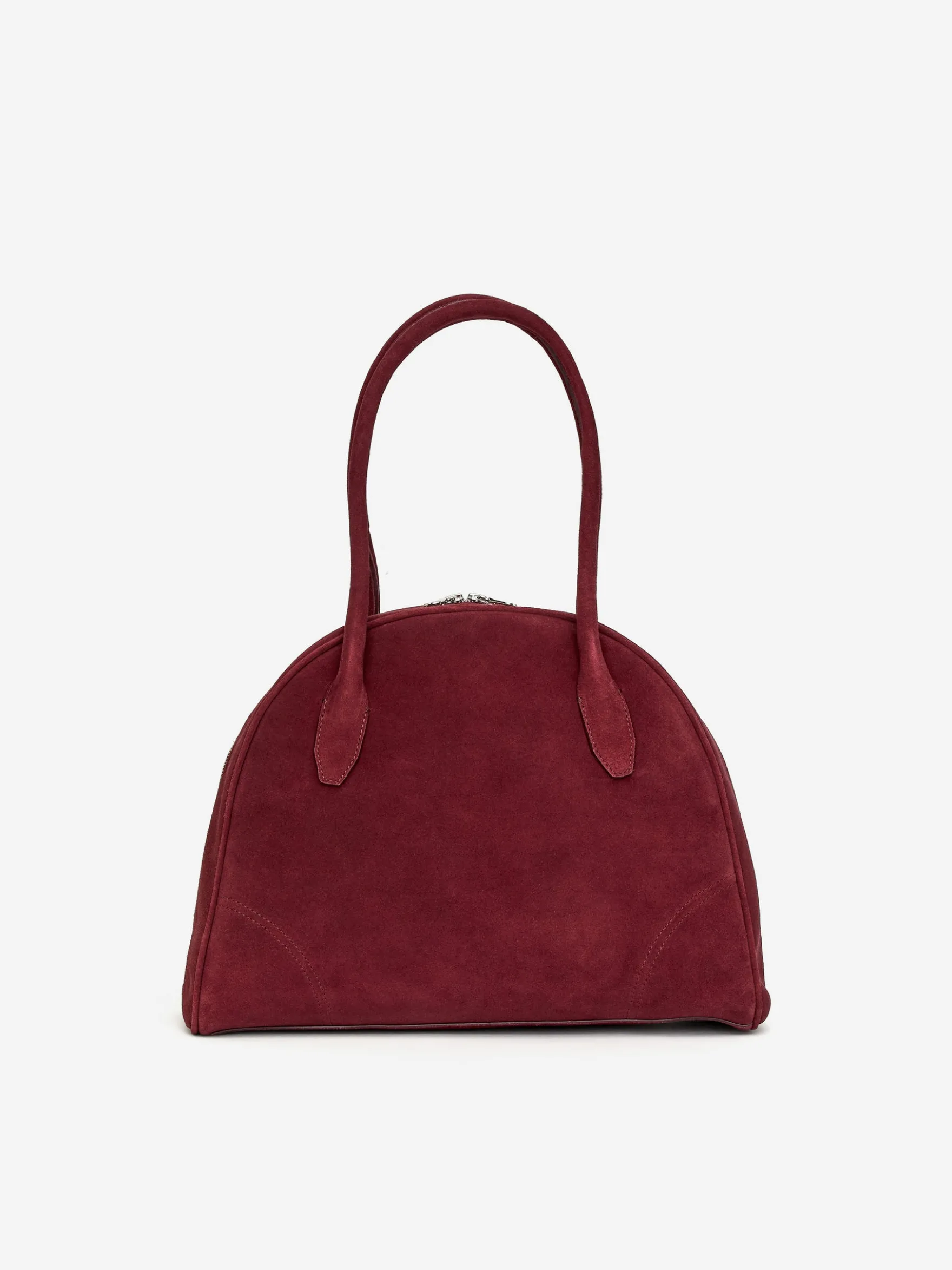 Bowlingtasche aus Spaltvelours