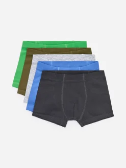 Boxer aus Jersey, 5er-Set