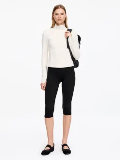 Capri-Leggings aus weichem Stretch