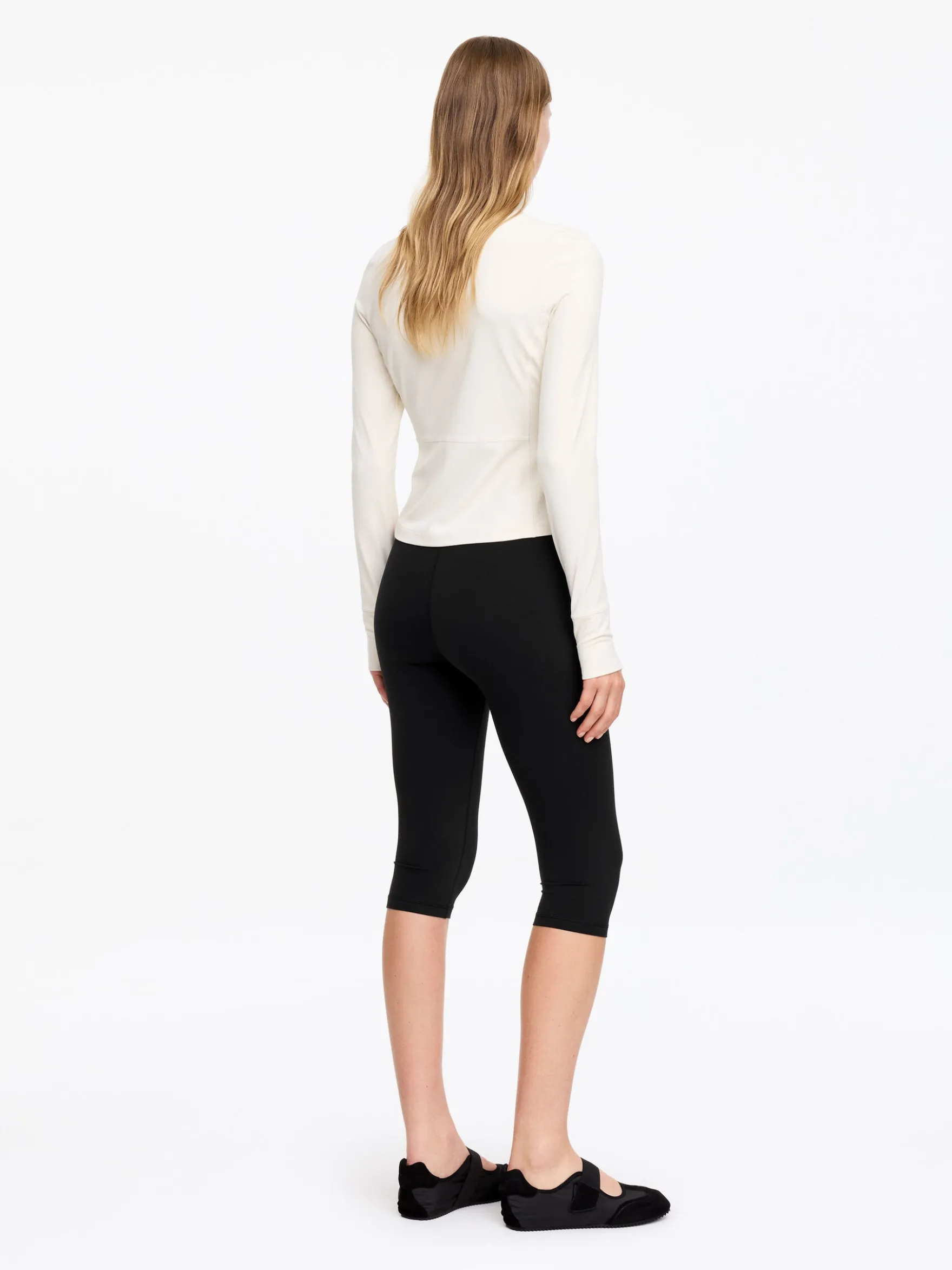 Capri-Leggings aus weichem Stretch