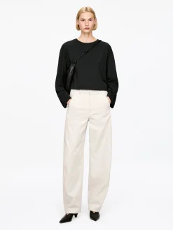 Cordhose mit Barrel Leg