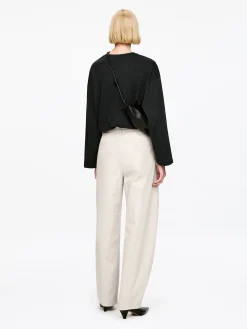 Cordhose mit Barrel Leg