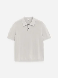 Feinstrick-Poloshirt
