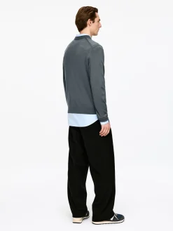 Feinstrickpullover aus Merinowolle