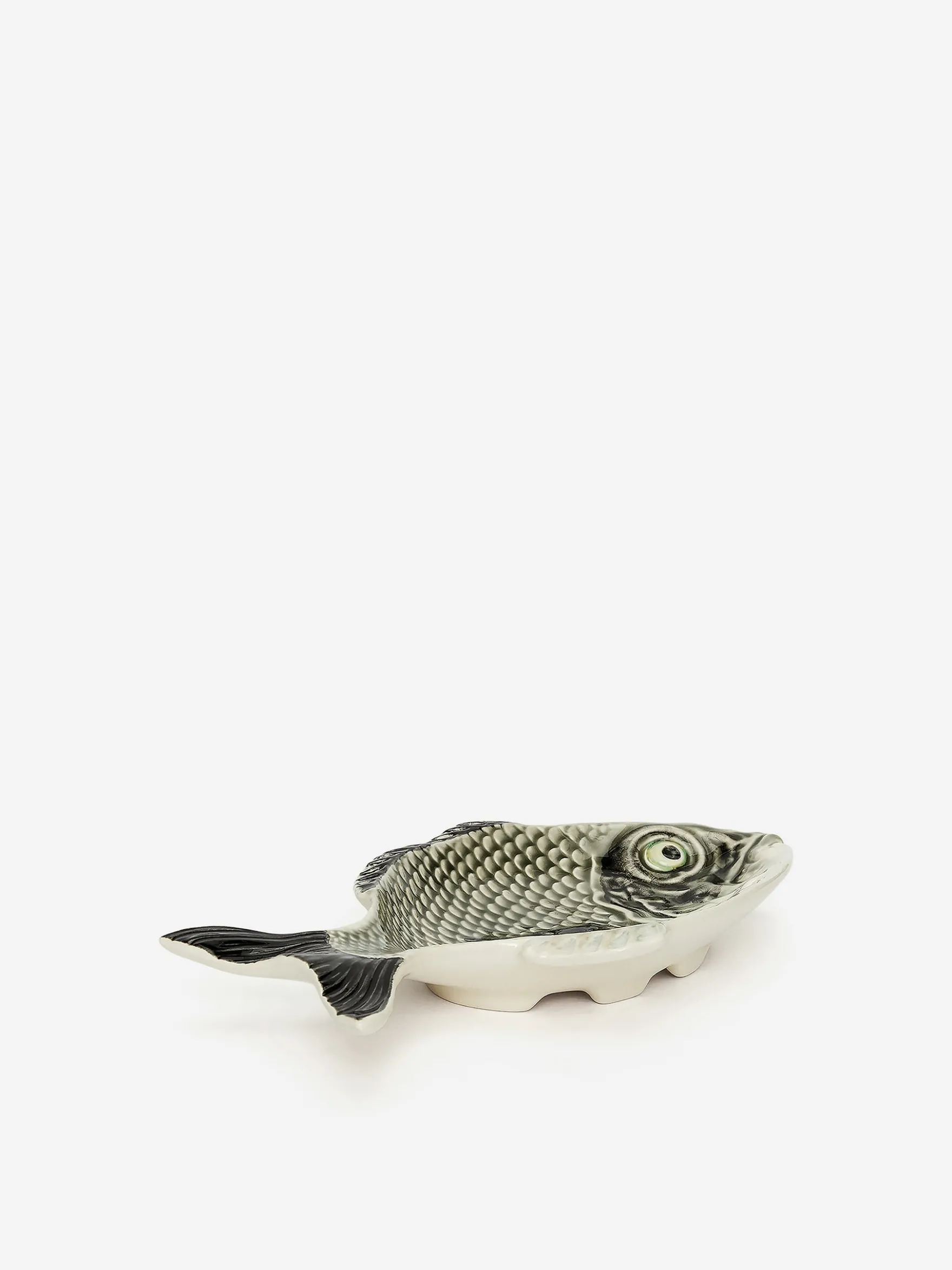 Fischförmige Platte von Bordallo Pinheiro, 27 cm