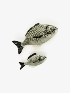 Fischförmige Platte von Bordallo Pinheiro, 27 cm