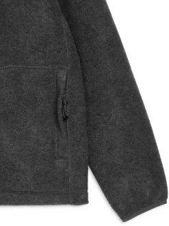 Fleecejacke mit Reißverschluss