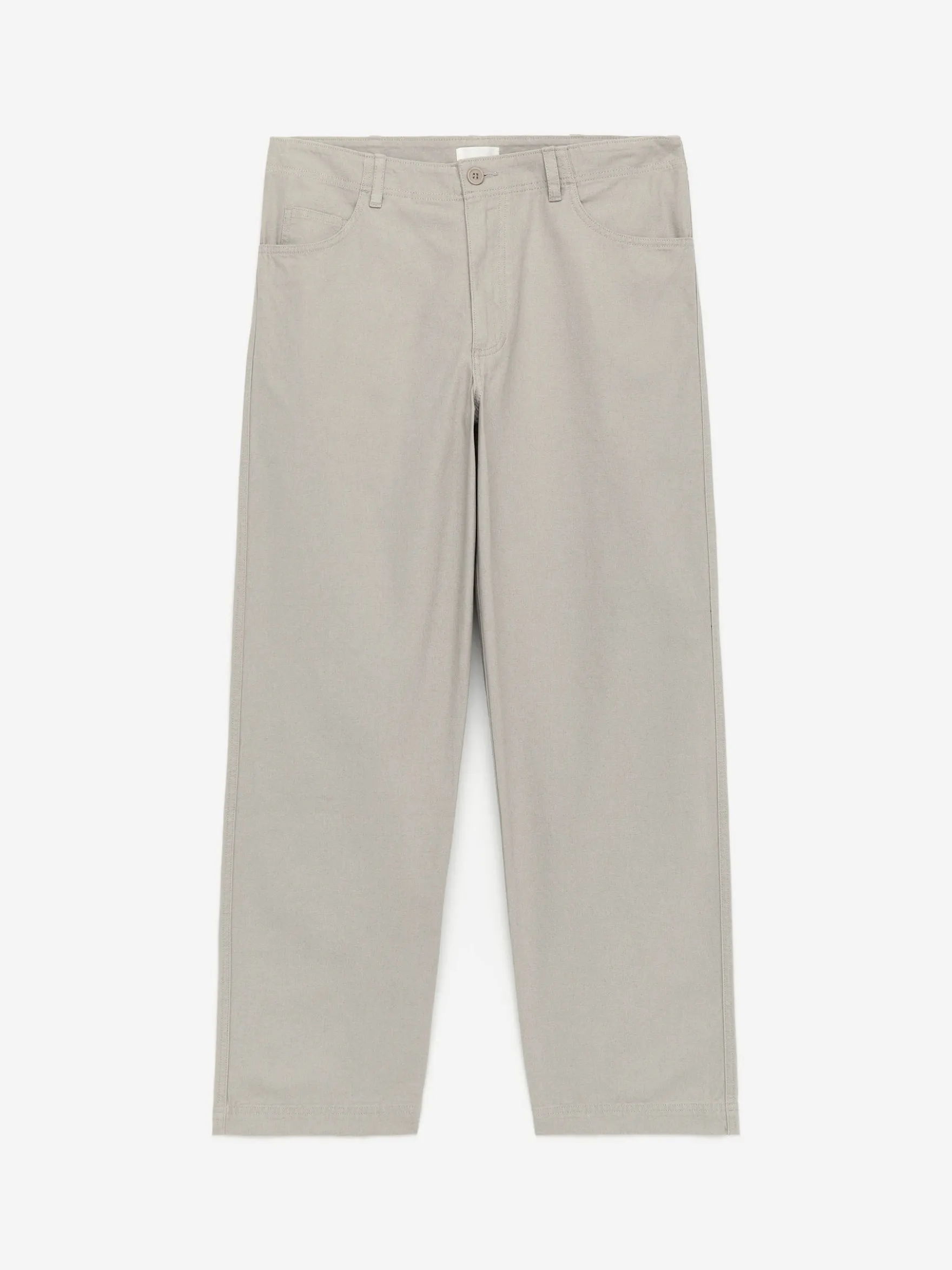 Gerade geschnittene Chino aus Baumwolle