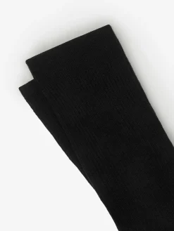 Gerippte Baumwollsocken, 3er-Pack
