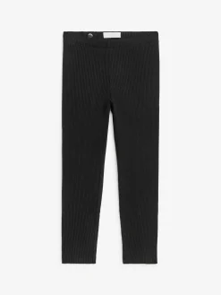 Gerippte Jersey-Leggings
