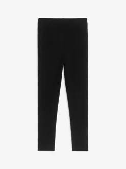 Gerippte Leggings aus Wollmischung