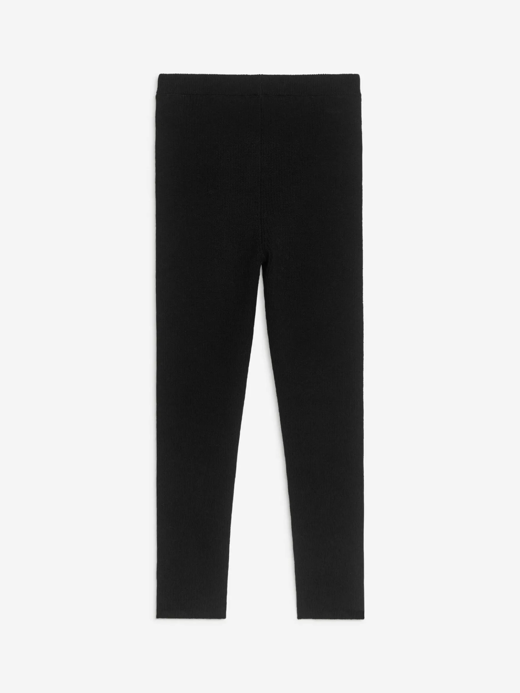 Gerippte Leggings aus Wollmischung