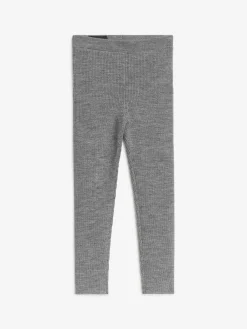 Gerippte Leggings aus Wollmischung