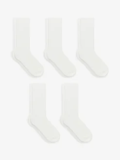 Gerippte Socken aus Supima-Baumwolle, 5er-Pack