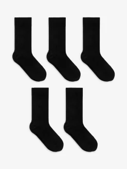 Gerippte Socken aus Supima-Baumwolle, 5er-Pack
