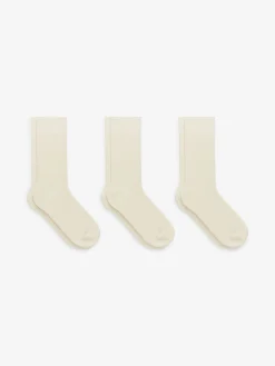 Gerippte Socken aus Supima-Baumwolle, 3er-Pack