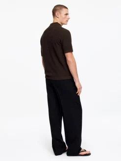 Gestricktes Poloshirt aus Baumwolle
