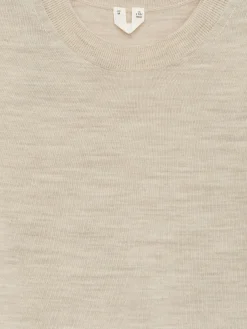 Gestricktes T-Shirt aus Merinowolle