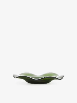 Gewellter Glasteller, 19 cm